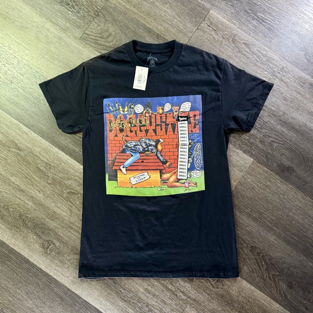 NWT Y2K Snoop Dogg Death Row Doggystyle Tshirt Small Music Icon Hip Hop Rap DS